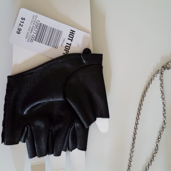 Lady Gaga Cosplay Halloween Costume Black Corset Wig Gloves Necklace & Makeup - Picture 10 of 13